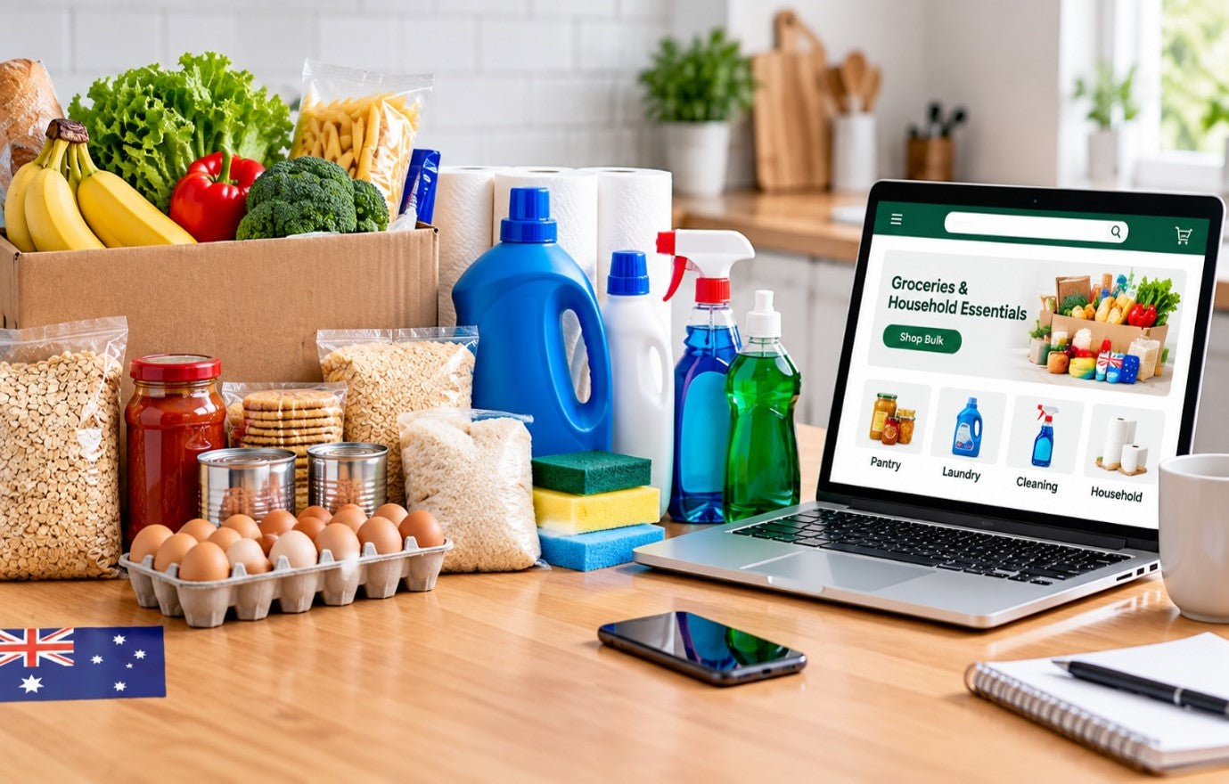 Bulk Buying Without the Membership Fee: How to Cut Your Pantry, Laundry and Cleaning Bill at an Online Grocery and Household Store Australia Wide
