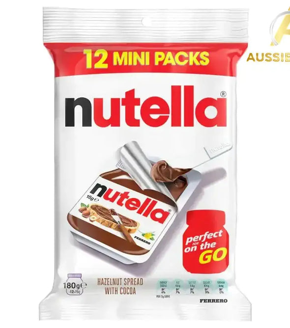 2 x Nutella Pull Apart Portion Packs 12pk - Aussibazaar