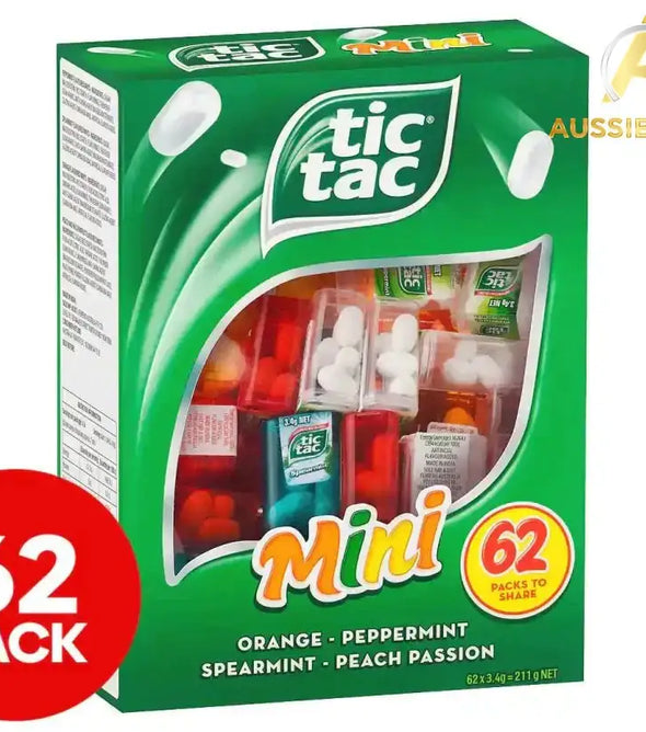 Tic Tac 62-Piece Mini Variety Share Pack - Aussibazaar