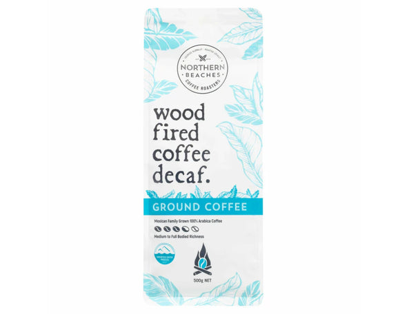 Wood Fired Coffee Decaf 500g Ground