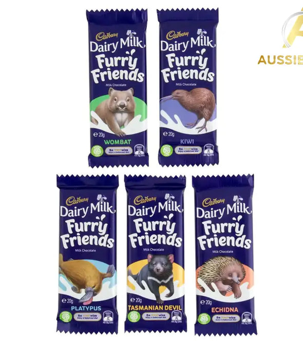 72 x Cadbury Furry Friends 20g - Aussibazaar