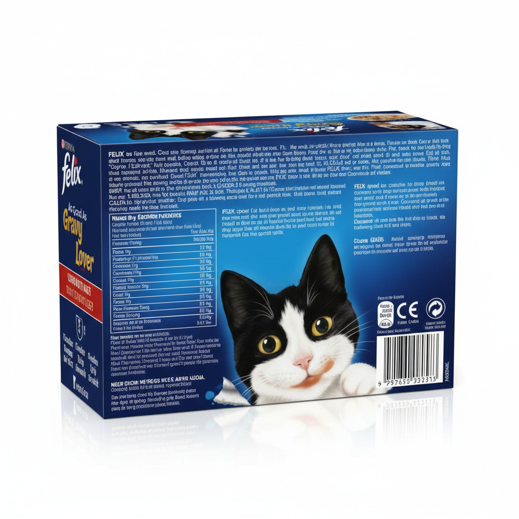 3 x Felix As Good As It Looks Gravy Lover Fish 24x85g Cat Food Secondary image