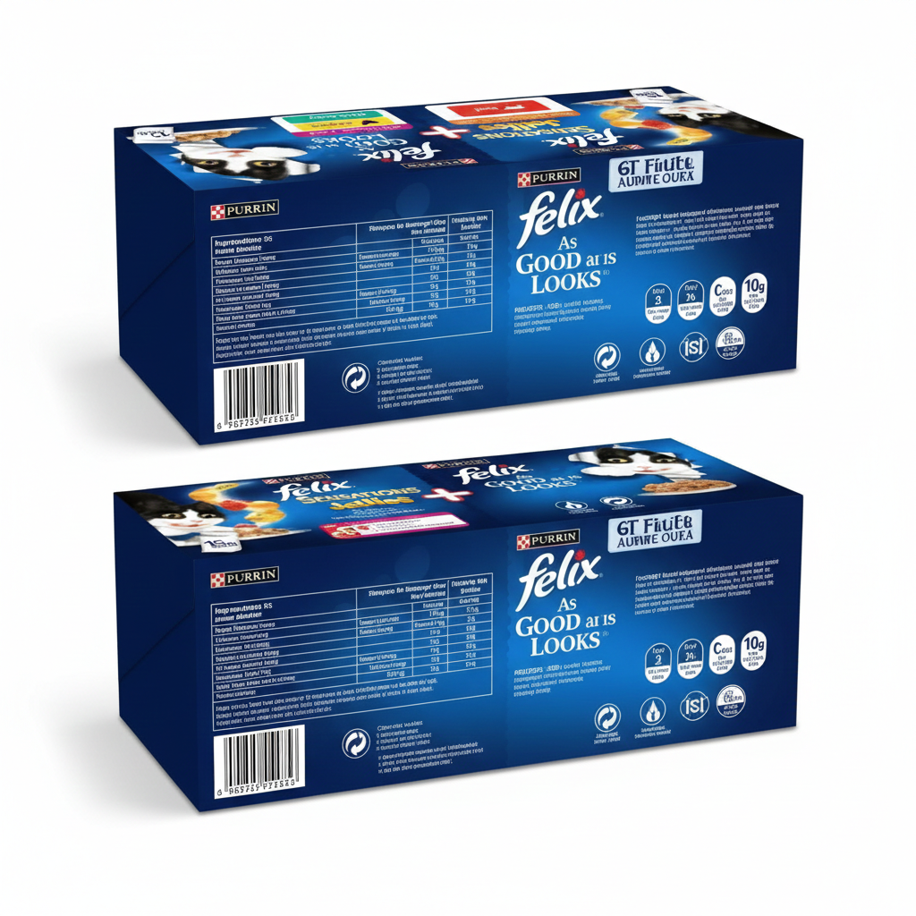 Felix As Good As It Looks Cat Food 48x85g Mixed Jelly Pouches