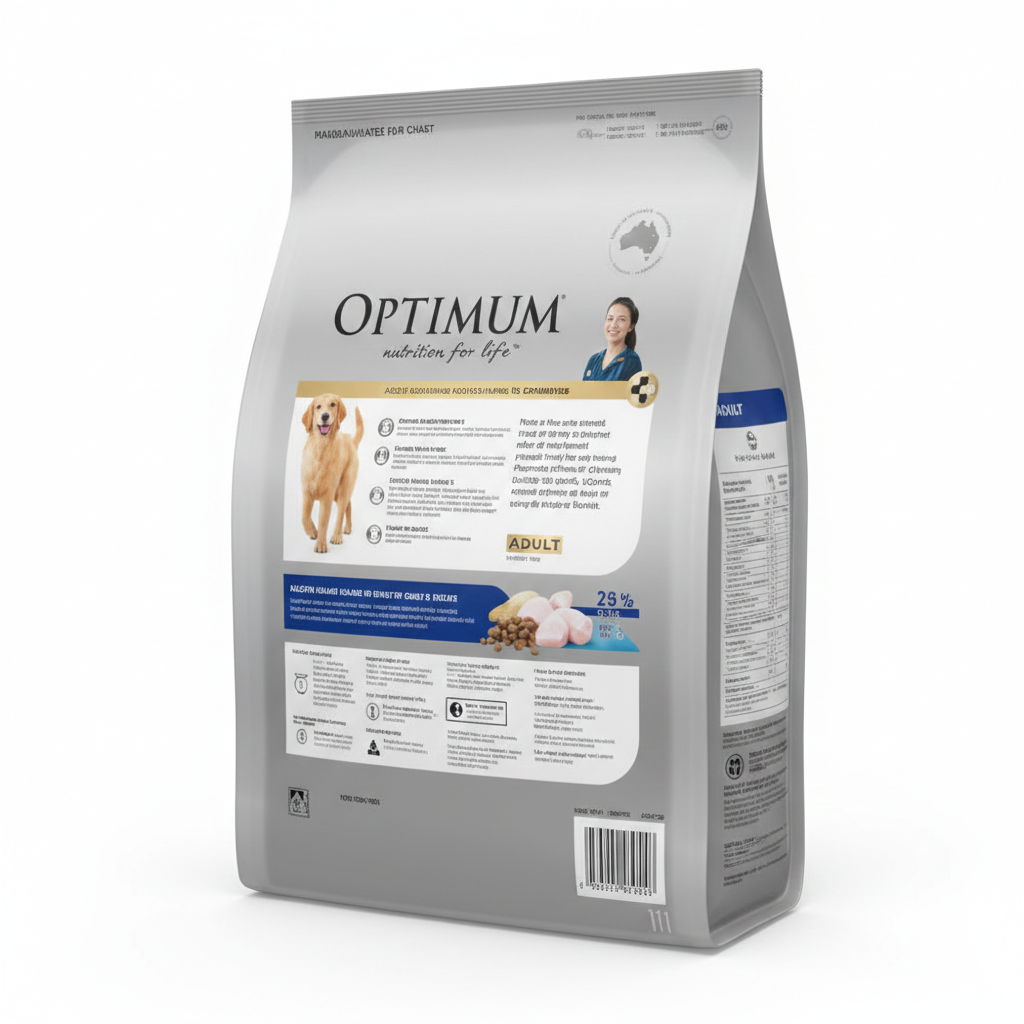 2 x Optimum Adult All Breed Dog Food 7kg Chicken Vegetables & Rice