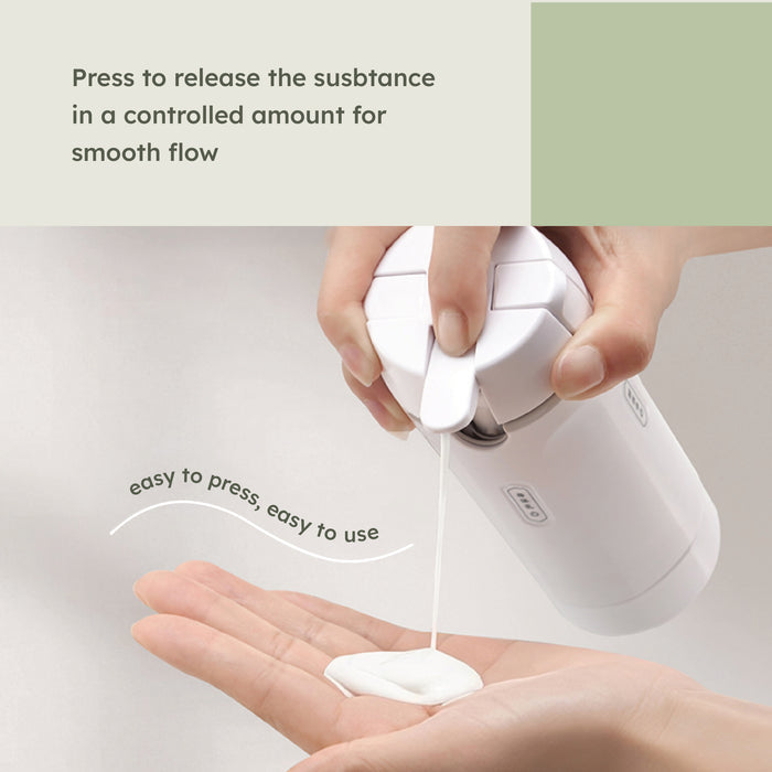 4-in-1 Travel Emulsion Dispenser Bottle – Refillable Toiletry Container with Labels Secondary image