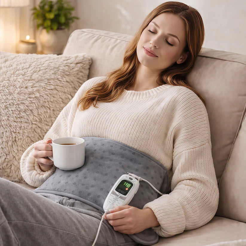 Electric Heating Waist Belt Thermal Pad Adjustable Back Warmer Secondary image