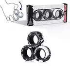 YISHIDANY 3pcs Magnetic Fidget Rings Stress Relief ADHD Spinner Toy
