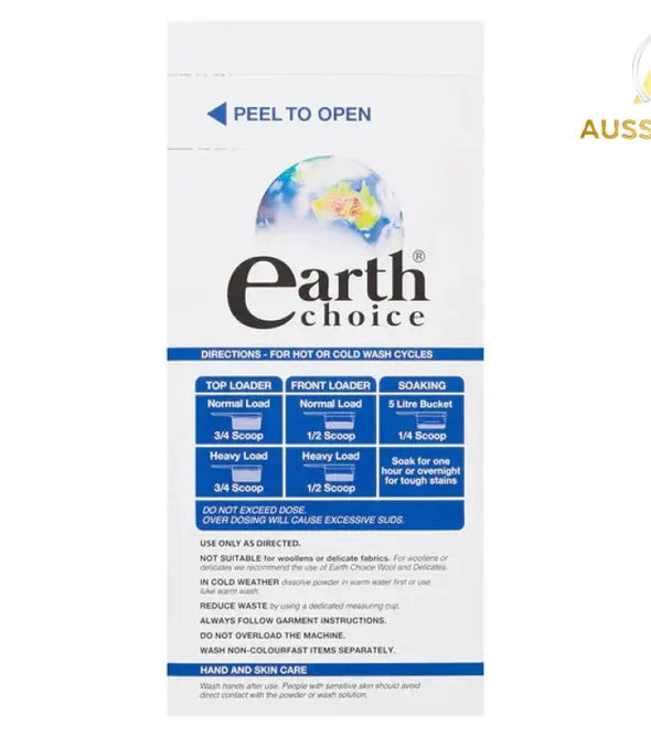 Earth Choice Ultra Concentrate Front & Top Loader Laundry Powder 2kg - Aussibazaar