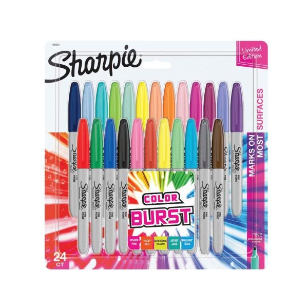 Sharpie Markers Fine Tip Colour Burst | 24 Pack Main image