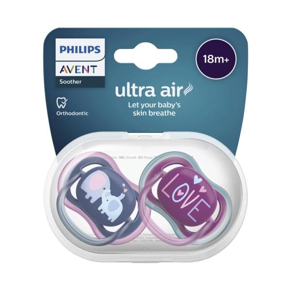 Philips Avent Soother Bpa Free 18 Months | 2 Pack