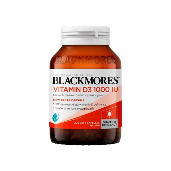 Blackmores Vitamin D3 1000iu Immune Capsules | 200 pack