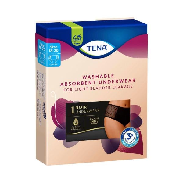 Tena Washable Women's Classic Brief Incontinence Underwear Size L | 1 pack