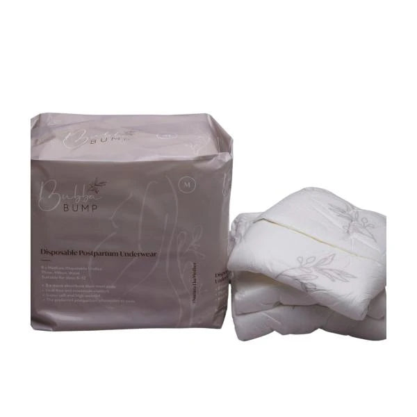 Bubba Bump Disposable Postpartum Underwear Medium | 8 pack