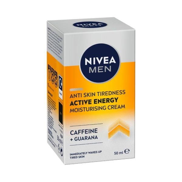 4 x Nivea Men Skin Energy Moisturising Face Cream | 50mL Secondary image