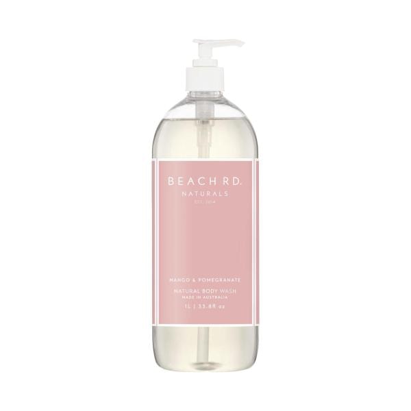3 x Beach Rd Naturals Body Wash Mango & Pomegranate | 1L Secondary image