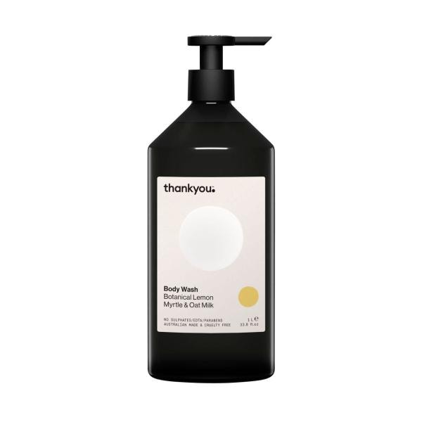 3 x Thankyou Body Wash Botanical Lemon Myrtle & Oat Milk | 1L Secondary image