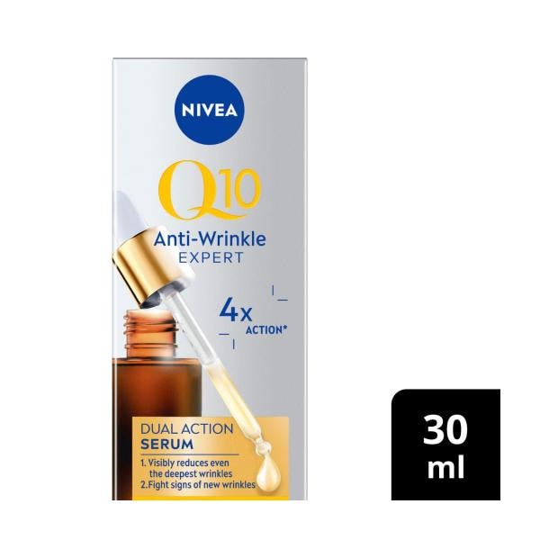 2 x Nivea Q10 Dual Anti Wrinkle Action Serum | 30mL Secondary image