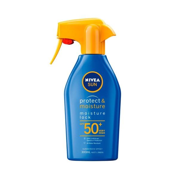 2 x Nivea Sun Spf 50+ Trigger Spray Sunscreen | 300mL