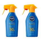 2 x Nivea Sun Spf 50+ Trigger Spray Sunscreen | 300mL