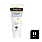 3 x Neutrogena Ultra Sheer Face Sunscreen Spf50 | 88mL