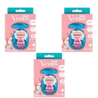 3 x Gillette Venus Comfortglide White Tea Scent Mini Razor | 1 Each