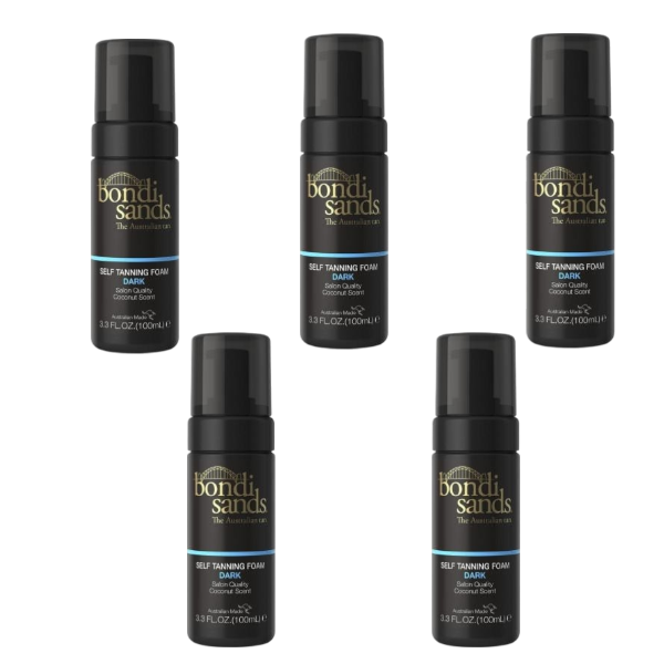 5 x Bondi Sands Mini Dark Foam | 100mL