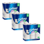 3 X Bulk Sorbent 3-ply Double Length White Toilet Paper | 18 Pack