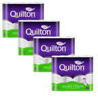 4 X Quilton 3 Ply Floral Print Soft Double Length Toilet Paper | 9 pack