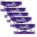 5 X Quilton 3 Ply Classic White Toilet Paper | 20 Pack