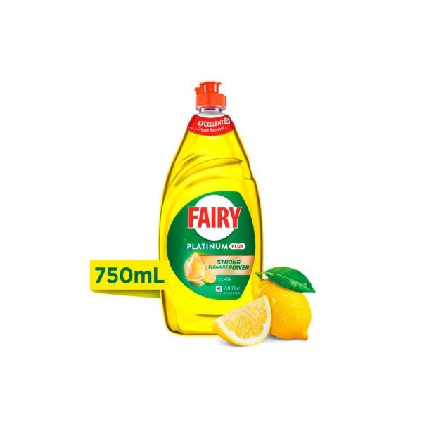 5 X Fairy Complete Clean Dishwashing Liquid Lemon | 750mL Secondary image