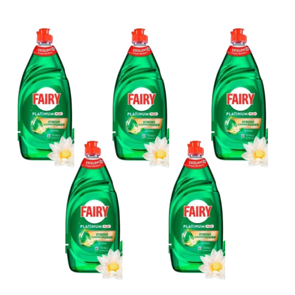5 X Fairy Complete Clean Dishwashing Liquid Original | 750mL Main image