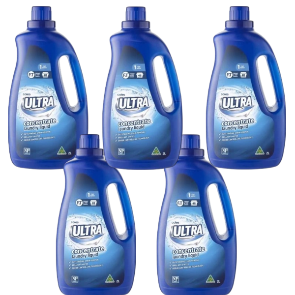 5 X Ultra Laundry Liquid Concentrate Front & Top Loader | 2L