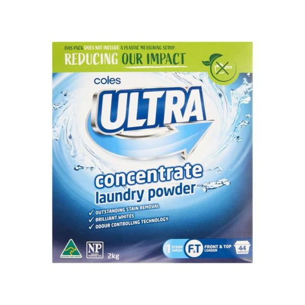 5 X Ultra Laundry Powder Concentrate Top & Front Loader | 2Kg Secondary image