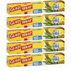 5 X Glad Cling Wrap | 150m