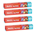 4 X Multix Aluminium Foil Wrap | 60 Metres