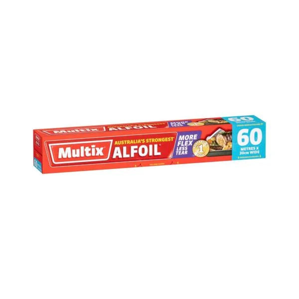 4 X Multix Aluminium Foil Wrap | 60 Metres