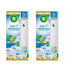 2 X Air Wick Aerosol Free Auto Spray Essential Oil Refill Linen & White Orchid | 1 Pack