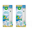 2 X Air Wick Aerosol Free Auto Spray Essential Oil Refill Linen & White Orchid | 1 Pack