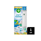 2 X Air Wick Aerosol Free Auto Spray Essential Oil Refill Linen & White Orchid | 1 Pack