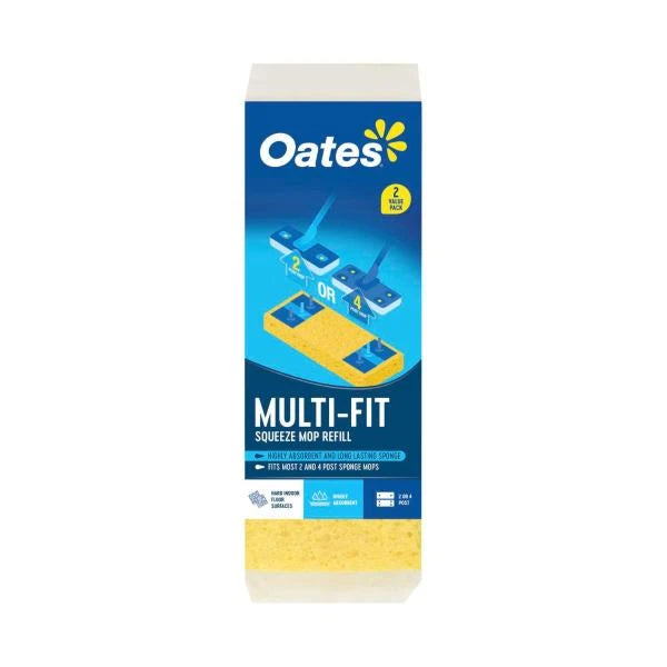 4 X Oates Multifit Sponge Refill | 2 pack
