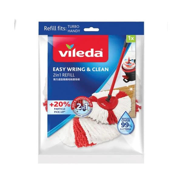 4 X Vileda Easy Wring & Clean Refill | 1 Pack
