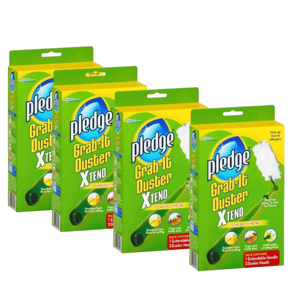 4 x Pledge Grab It Duster With Extendable Handle | 1 each