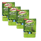 4 x Sabco Multi-fit Flat Mop Pad | 1 each