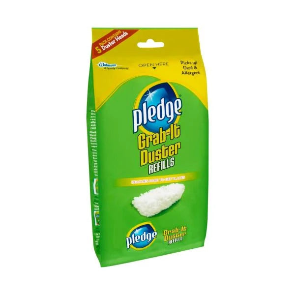 5 x Pledge Grab It Duster Heads Refill | 5 pack