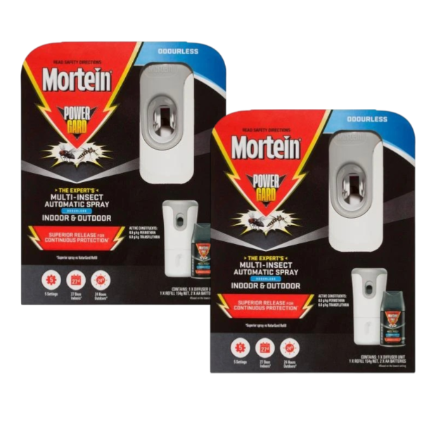 2 x Mortein Naturgard Multi-insect Automatic Fragrance Free Indoor & Outdo ... 1 Pack