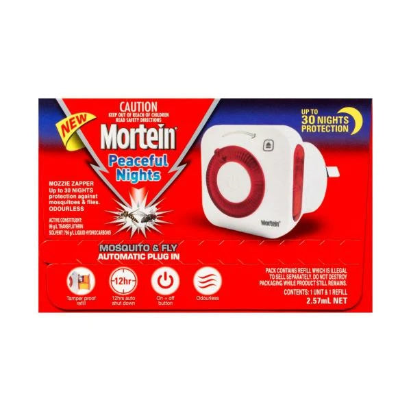 2 x Mortein Peaceful Nights Mosquito & Fly Control Primary | 2.57mL Secondary image