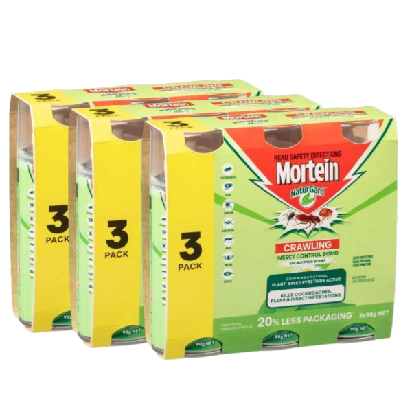 3 x Mortein Naturgard Bomb 3x90g | 270g