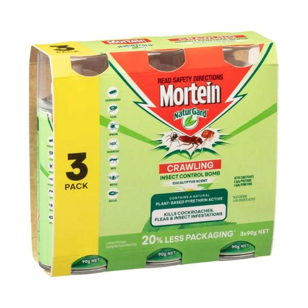 3 x Mortein Naturgard Bomb 3x90g | 270g