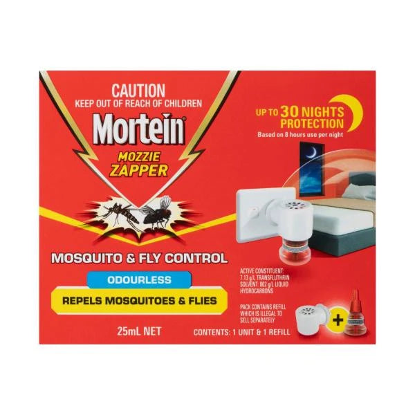 3 x Mortein Peaceful Nights Mosquito & Fly Plug Prime Pack | 25mL