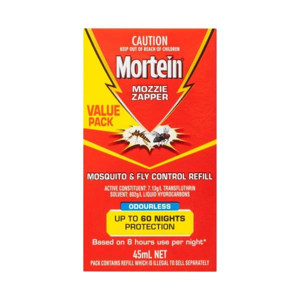 3 x Mortein Peaceful Nights Mosquito & Fly Plug Refill | 45mL